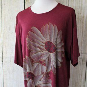 Vintage Burgundy Top-Large